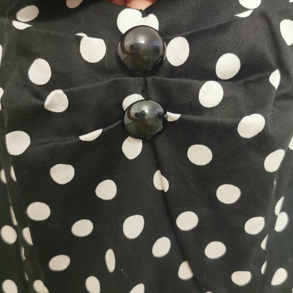 Collectief 50s Dolores Doll polka swingdress - Picture 7 of 9